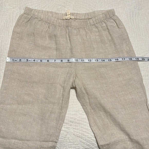 Eileen Fisher 100% Organic Linen Capris PP - Picture 9 of 11
